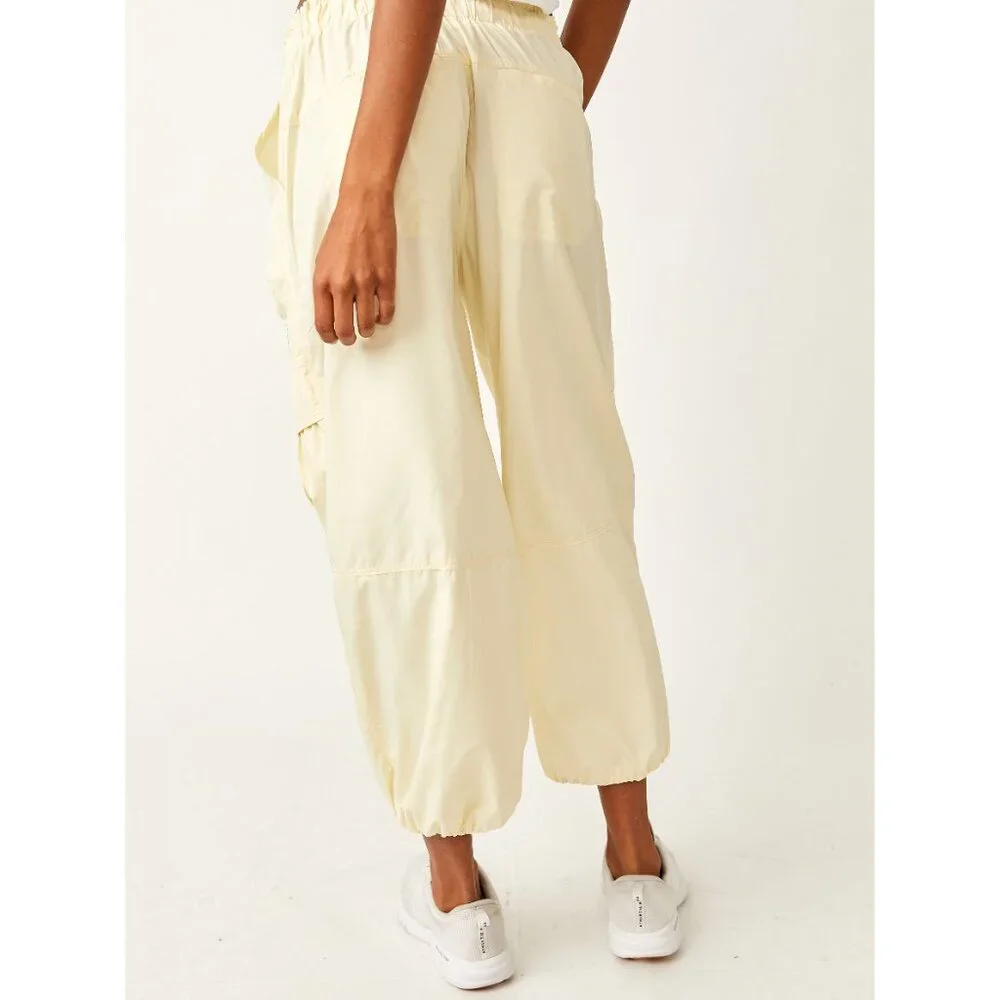 Free People Down To Earth Pants / Banana Sz XS will fit a small. NWOT - Picture 5 of 9